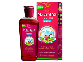 Navratna Ayurvedic cool hair oil with 9 herbal ingredients, 100ml